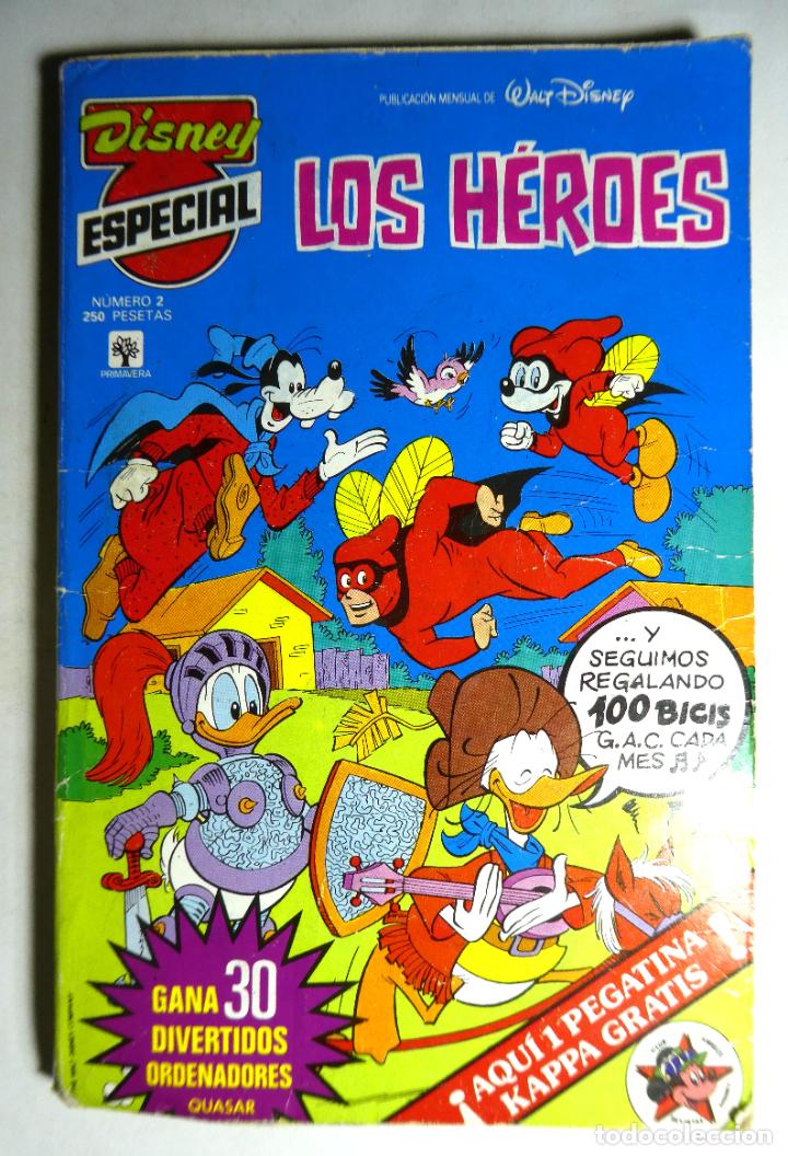 C&oacute;mics: DISNEY ESPECIAL N&ordm; 2 LOS HEROES - EDICIONES PRIMAVERA - 1989 - Foto 1