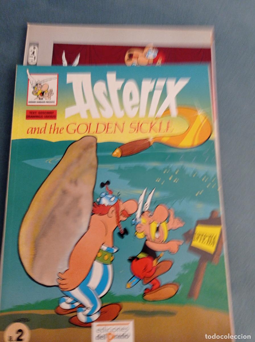 C&oacute;mics: 3 libros en ingl&eacute;s de Asterix ediciones del Prado a&ntilde;os 80 - Foto 2
