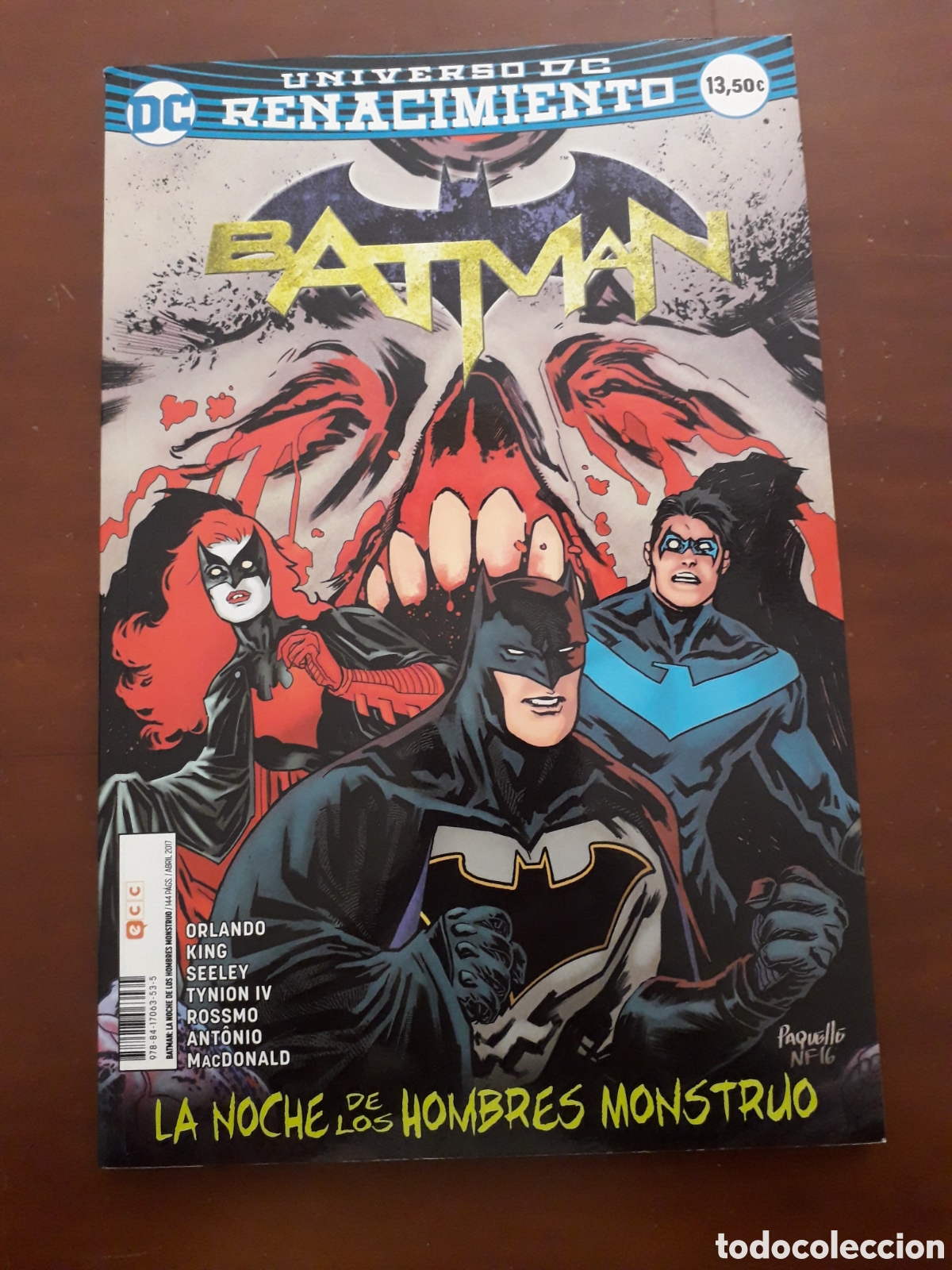 C&oacute;mics: Batman. La noche de los hombres monstruo. Excelente estado - Foto 1