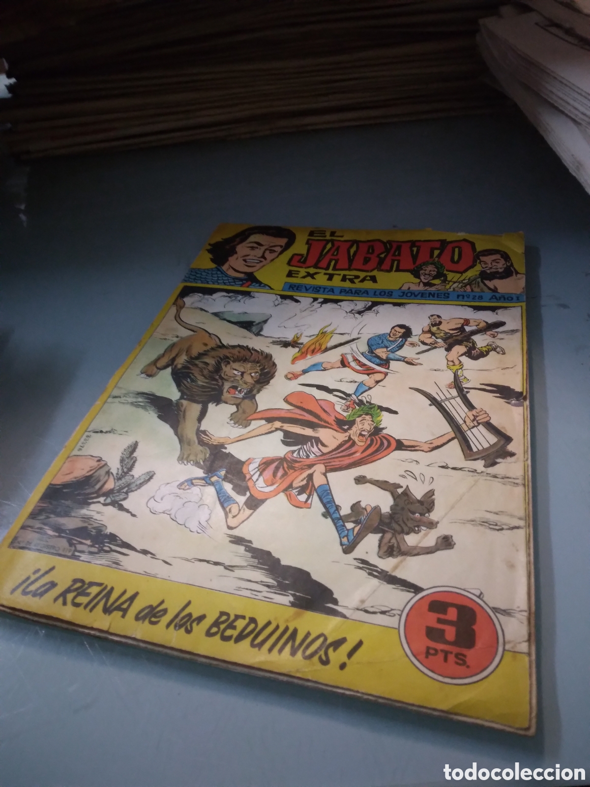 C&oacute;mics: El jabato extra, 3 pesetas, numero 28, a&ntilde;o 1 - Foto 1