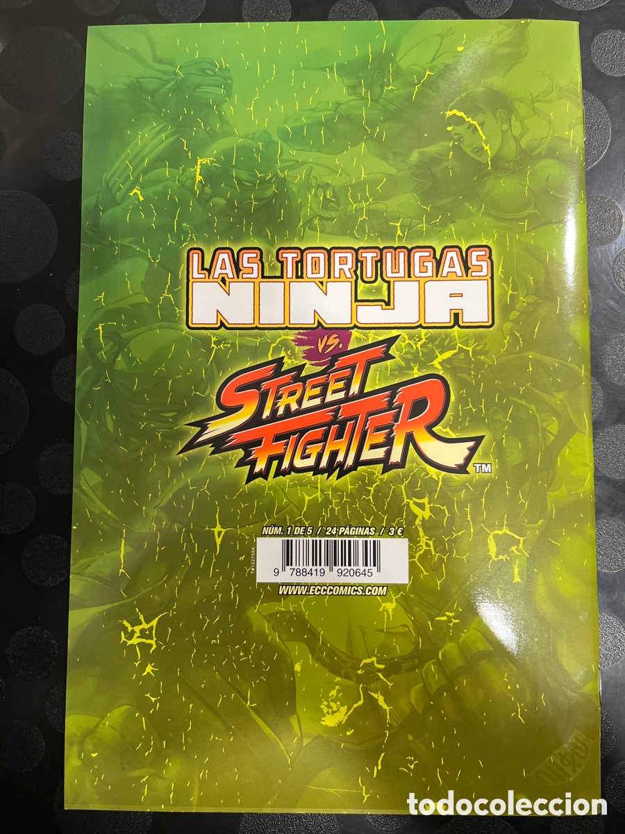 C&oacute;mics: LAS TORTUGAS NINJA VS STREET FIGHTER N.1 ECC ( 2023/&hellip; ) - Foto 2