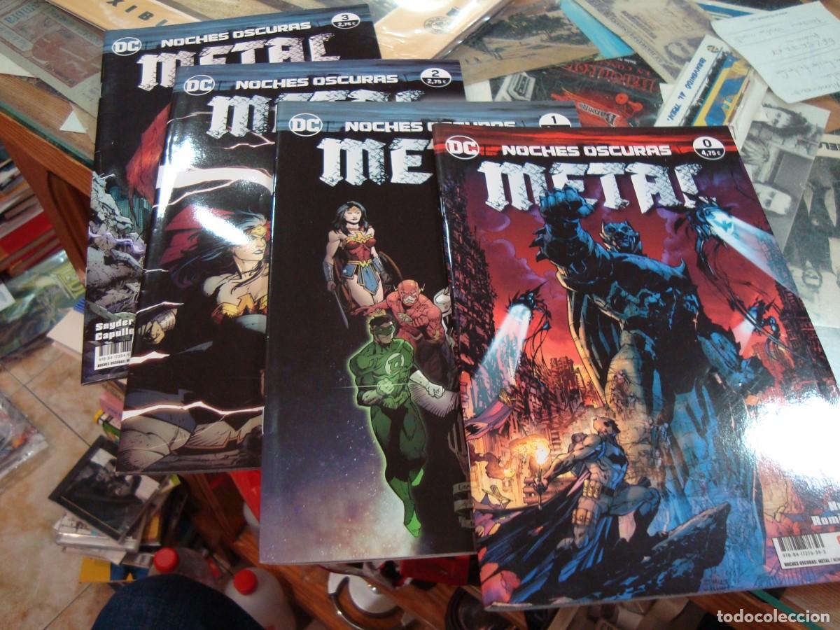 C&oacute;mics: Noches oscuras metal 4 numeros ( 0 al 3 ) ECC comics DC