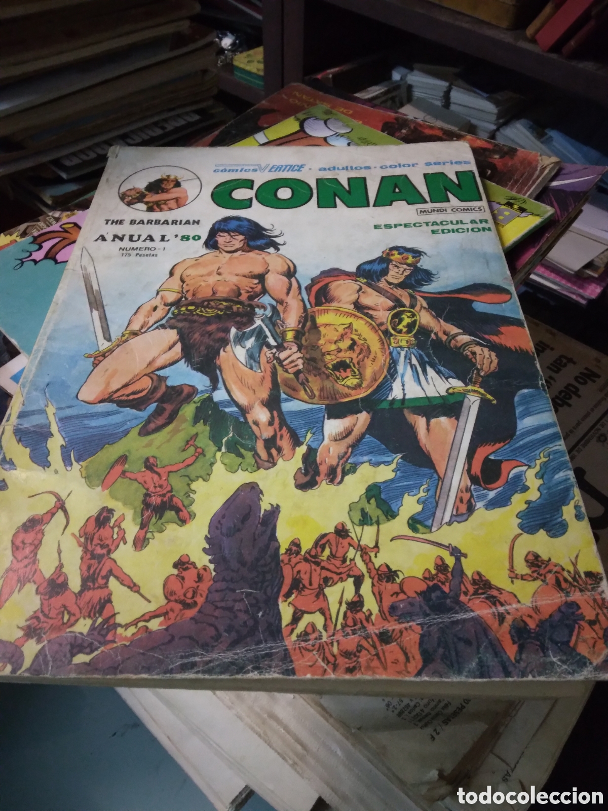 C&oacute;mics: Conan, Vertice 175 pesetas, numero 1, Mundi Comics - Foto 2