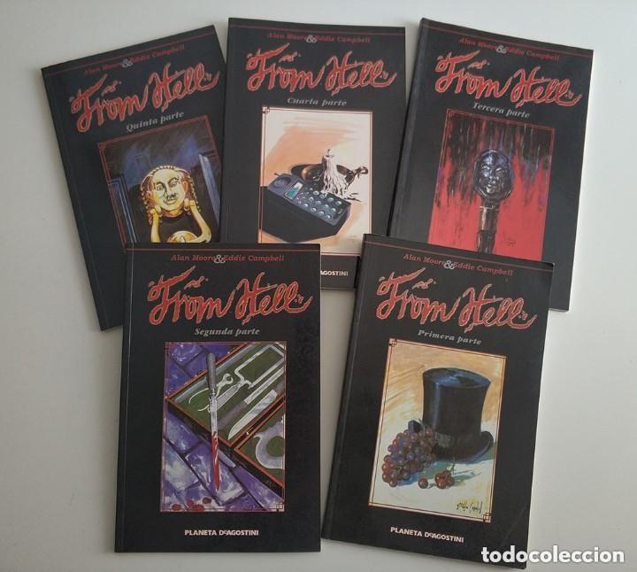 C&oacute;mics: FROM HELL (de ALAN MOORE & EDDIE CAMPBELL) - COLECCION COMPLETA EN 5 EJEMPLARES-IMPECABLES- - Foto 2