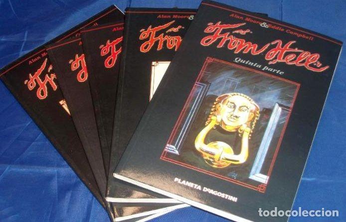 C&oacute;mics: FROM HELL (de ALAN MOORE & EDDIE CAMPBELL) - COLECCION COMPLETA EN 5 EJEMPLARES-IMPECABLES- - Foto 3