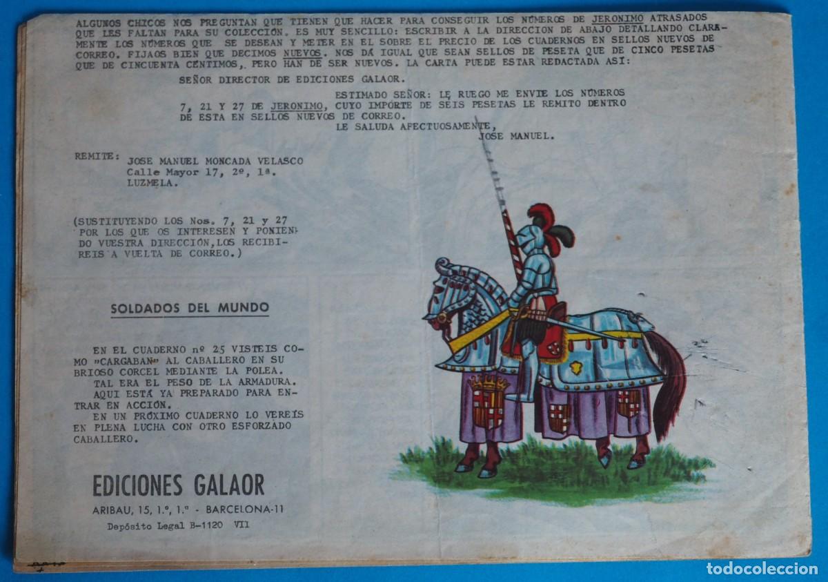 C&oacute;mics: COMIC JER&Oacute;NIMO .N&ordm; 29. EL CASTIGO DE CHATUC. EDICIONES GALAOR - Foto 3