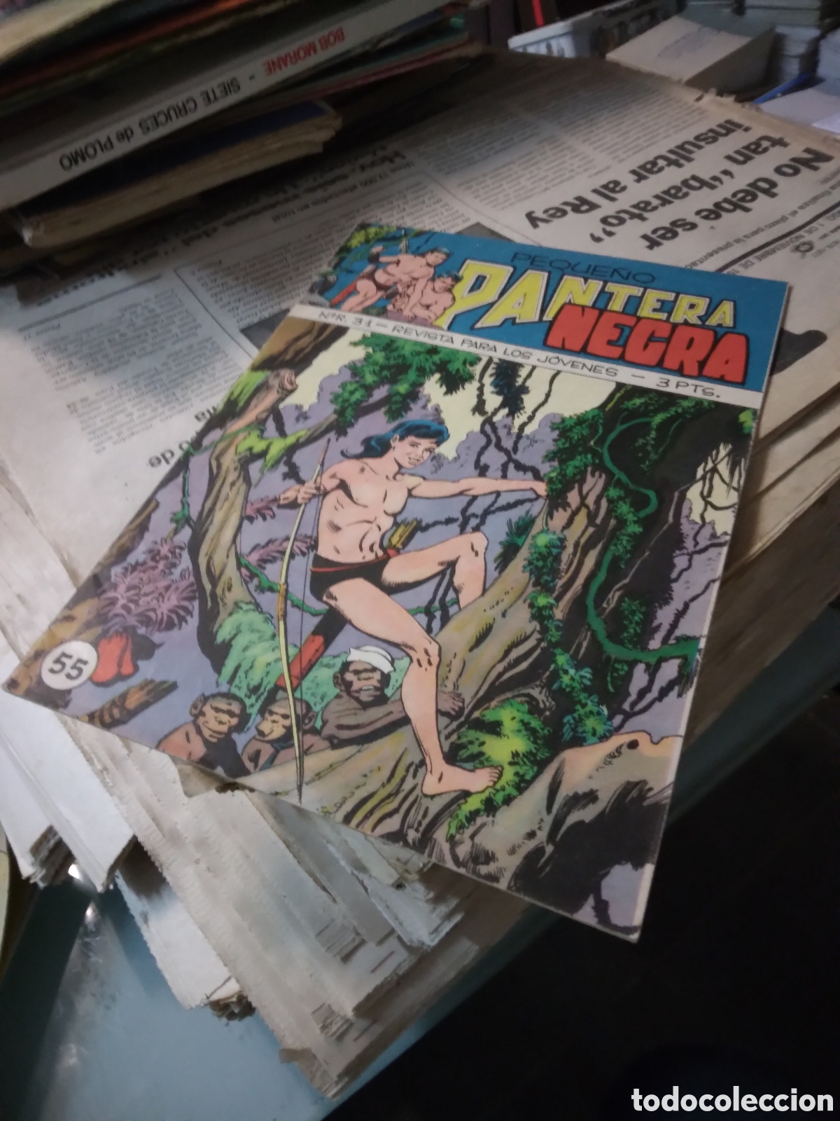 C&oacute;mics: Peque&ntilde;o pantera negra, numero 55, 3 pesetas, - Foto 1