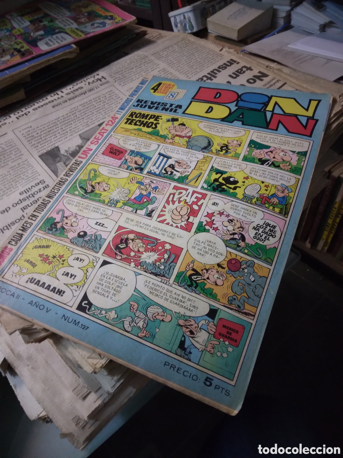 C&oacute;mics: Din Dan numero 127, 5 pesetas - Foto 1