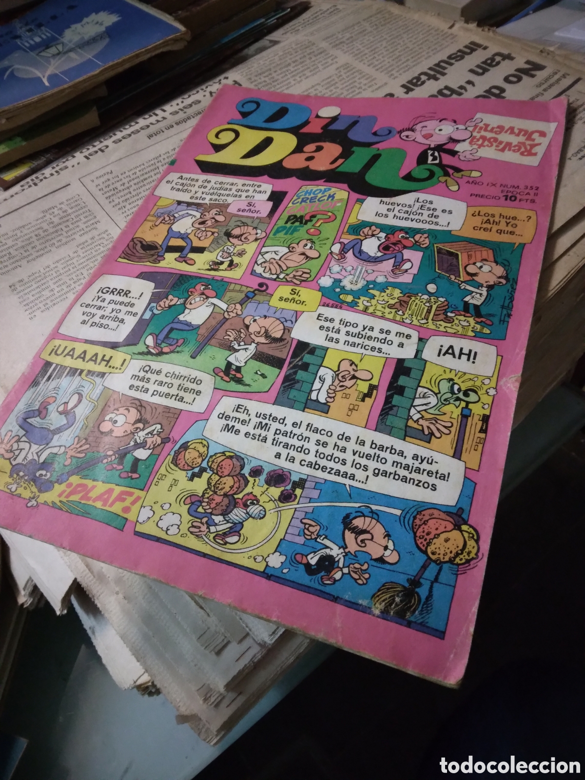 C&oacute;mics: Din Dan, numero 352, 10 pesetas - Foto 1