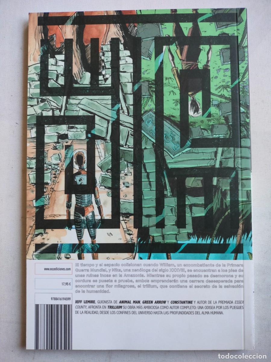 C&oacute;mics: COMIC TRILLIUM .JEFF LEMIRE- JOS&Eacute; VILLARRUBIA.ECC EDICIONES ,VERTIGO. - Foto 2