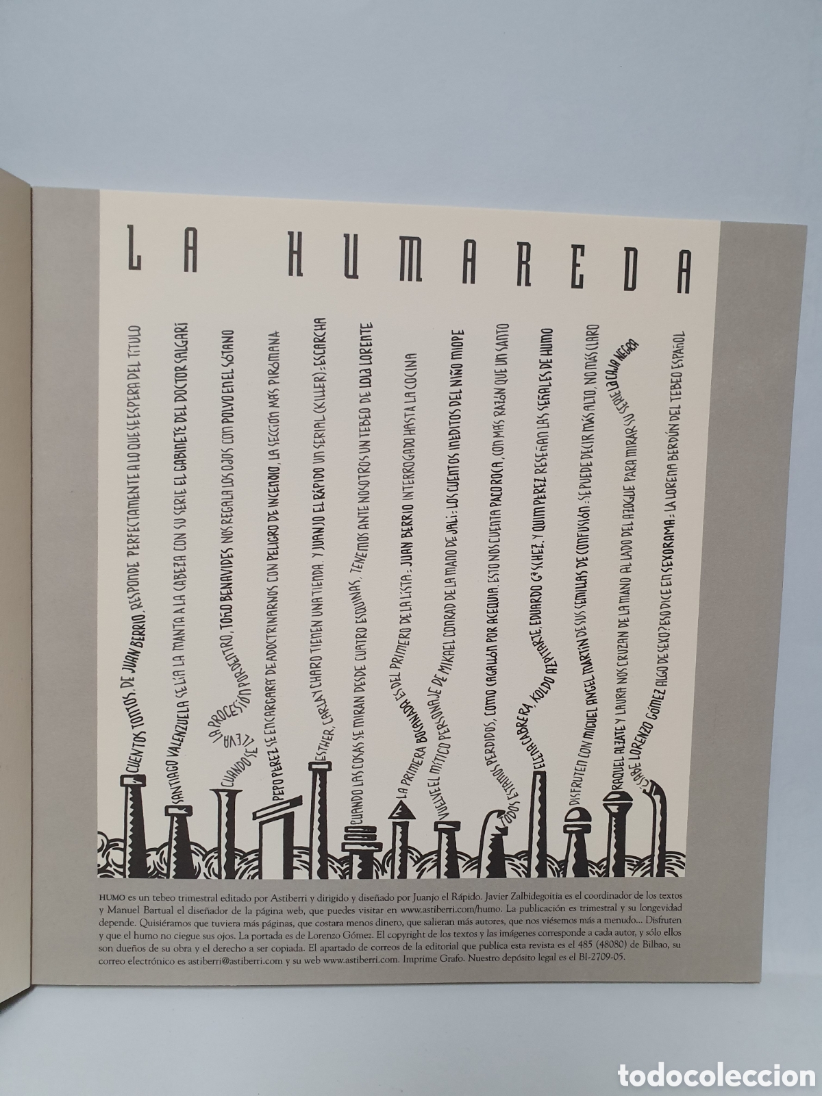 C&oacute;mics: HUMO. N&deg;1. ASTIBERRI. A&Ntilde;O 2005. - Foto 2