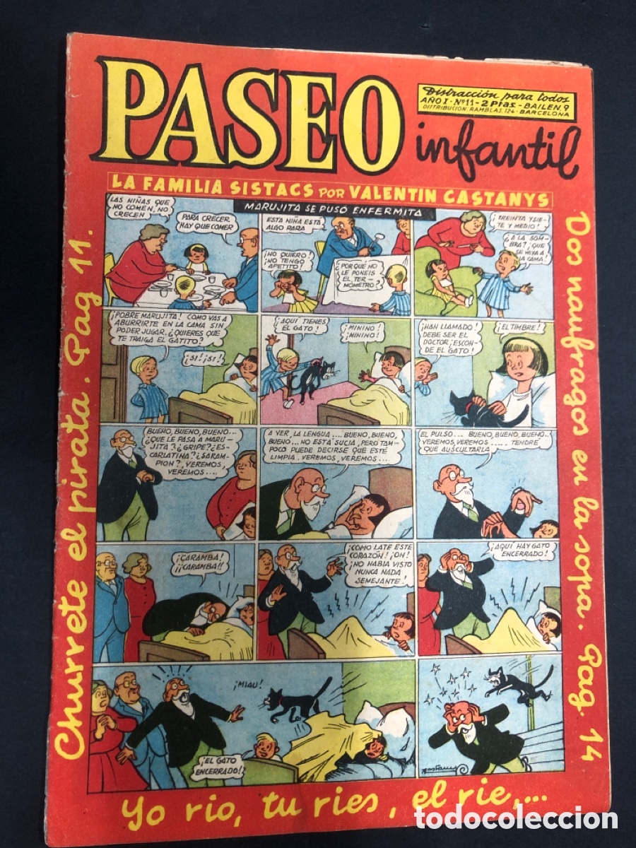 C&oacute;mics: COMIC PASEO INFANTIL N&ordm;11 EDITORIAL EDICIONES GENERALES - Foto 1