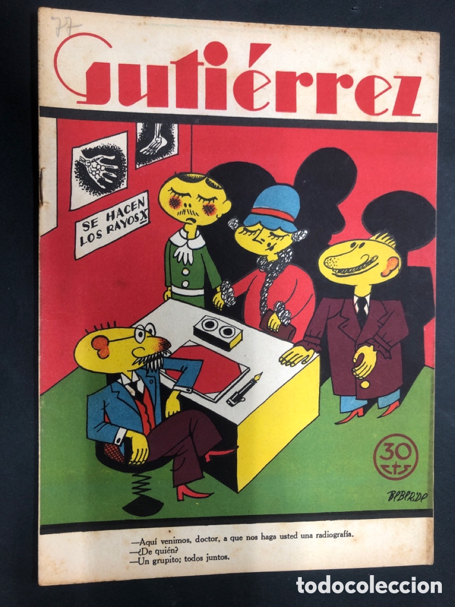 C&oacute;mics: COMIC GUTIERREZ N&ordm; 77 EDITORIAL RIVADENEYRA - Foto 1