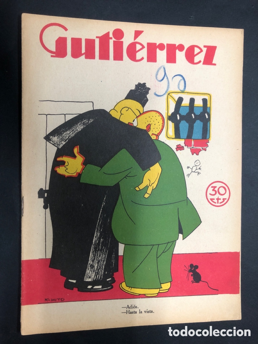 C&oacute;mics: COMIC GUTIERREZ N&ordm; 90 EDITORIAL RIVADENEYRA - Foto 1