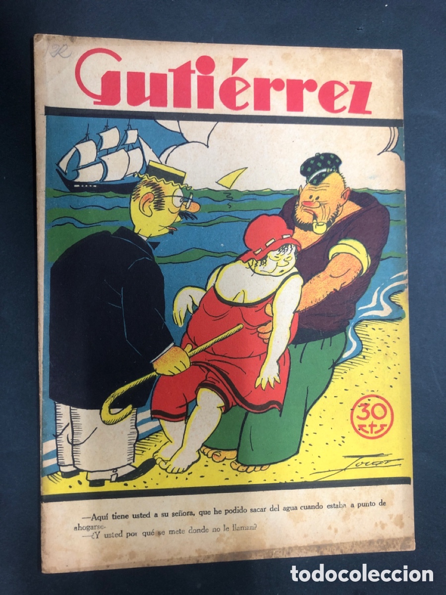 C&oacute;mics: COMIC GUTIERREZ N&ordm; 122 EDITORIAL RIVADENEYRA - Foto 1