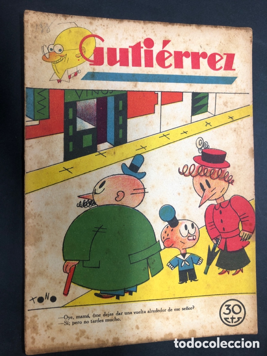 C&oacute;mics: COMIC GUTIERREZ N&ordm; 138 EDITORIAL RIVADENEYRA - Foto 1