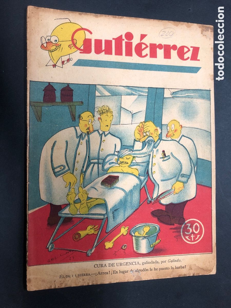 C&oacute;mics: COMIC GUTIERREZ N&ordm; 220 EDITORIAL RIVADENEYRA - Foto 1