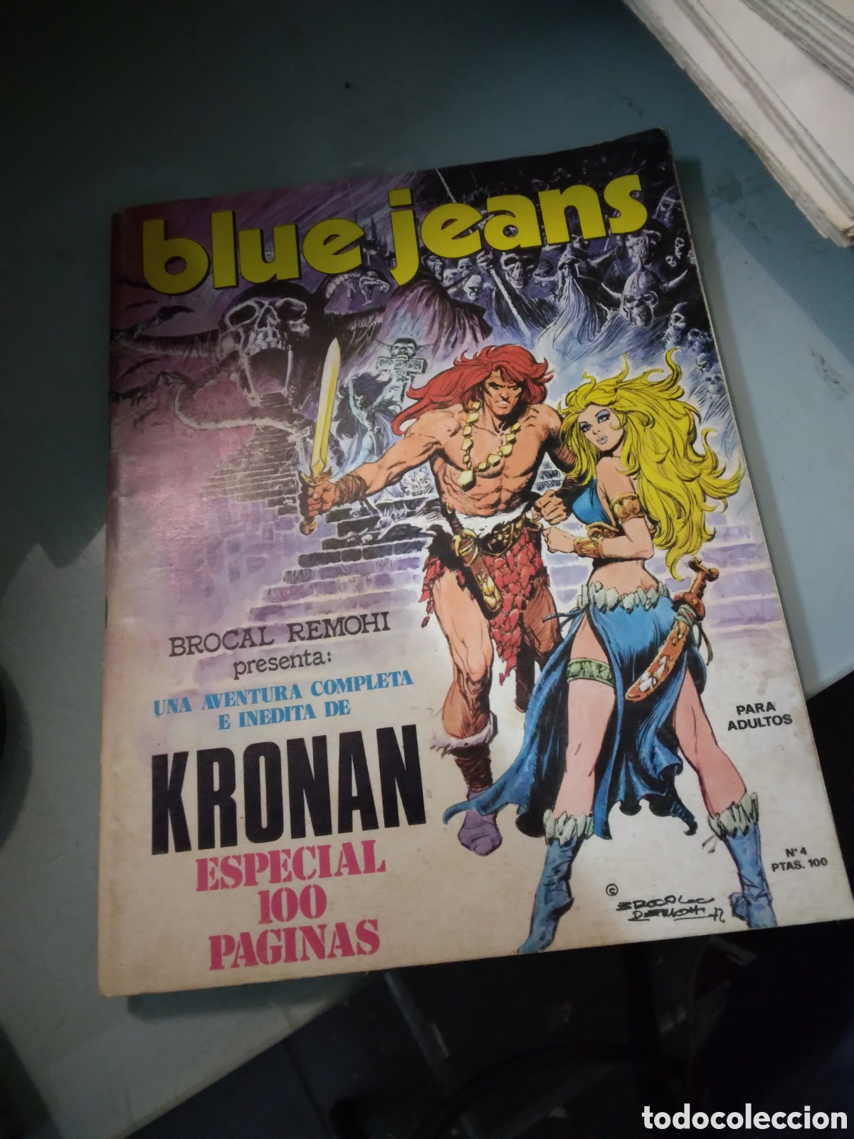 C&oacute;mics: Blue Jeans, numero 4, 100.pesetas - Foto 1