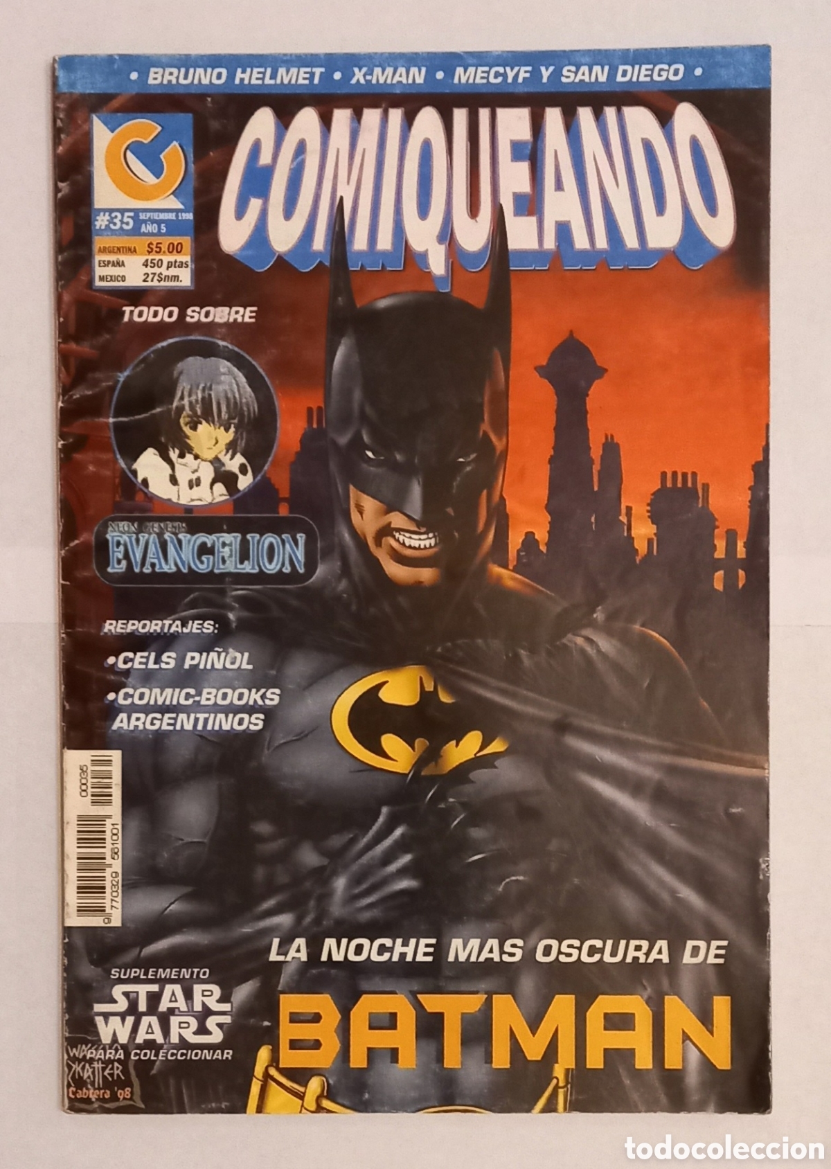 C&oacute;mics: Comic vintage Comiqueando # 35 - Septiembre de 1998