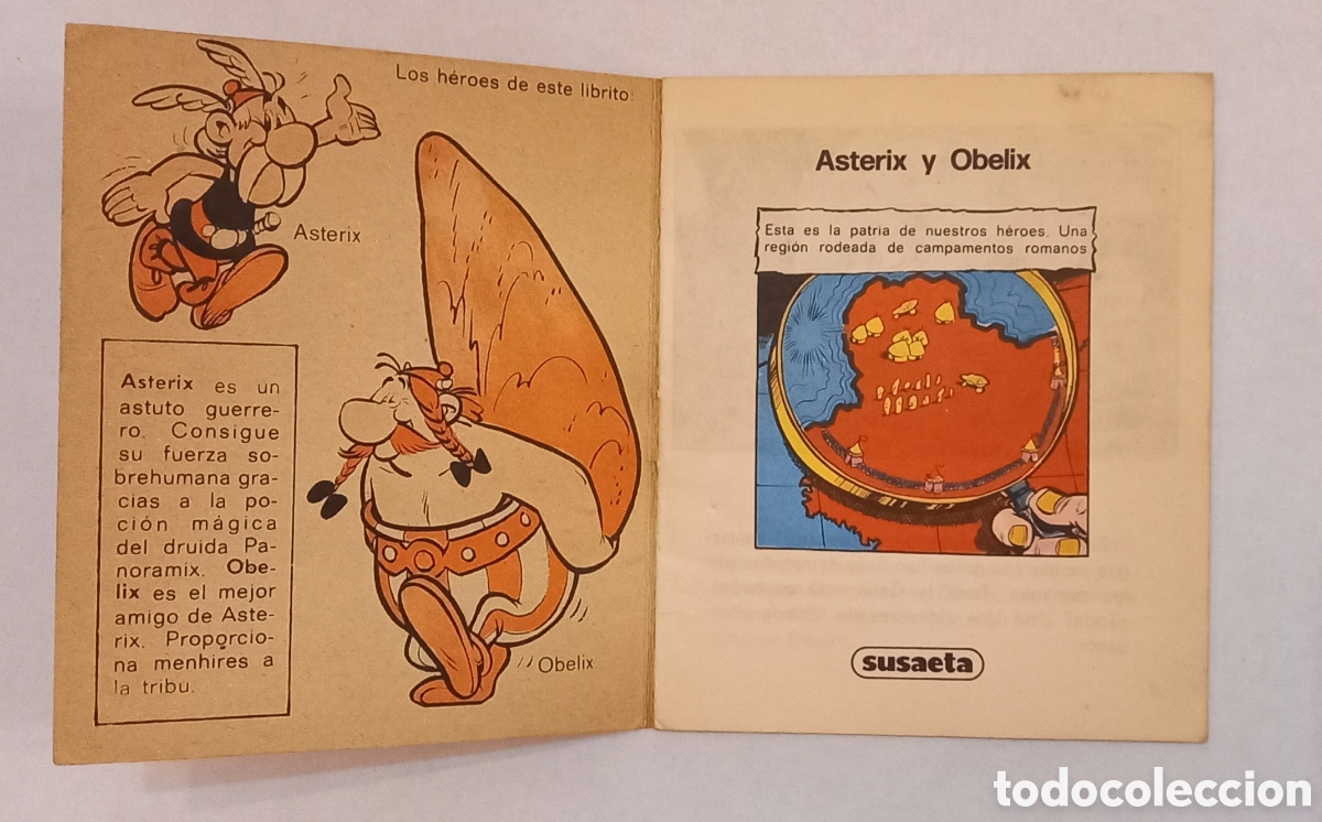 C&oacute;mics: Mini comic vintage de Asterix y Obelix 1975 - Foto 2