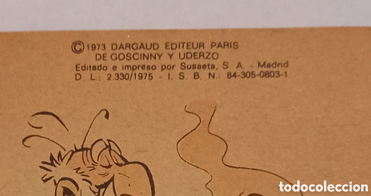 C&oacute;mics: Mini comic vintage de Asterix y Obelix 1975 - Foto 3