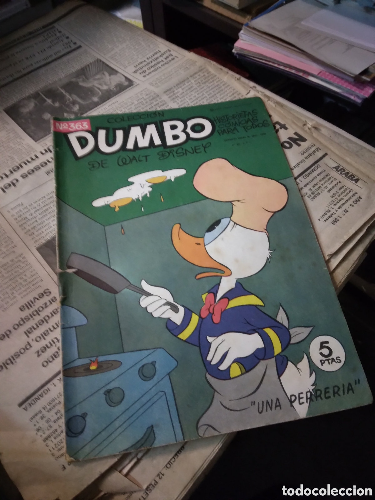 C&oacute;mics: Dumbo, 5 pesetas, numero 363 - Foto 1