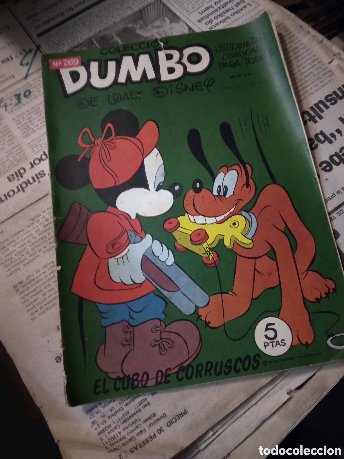 C&oacute;mics: Dumbo, 5 pesetas, numero 269 - Foto 1