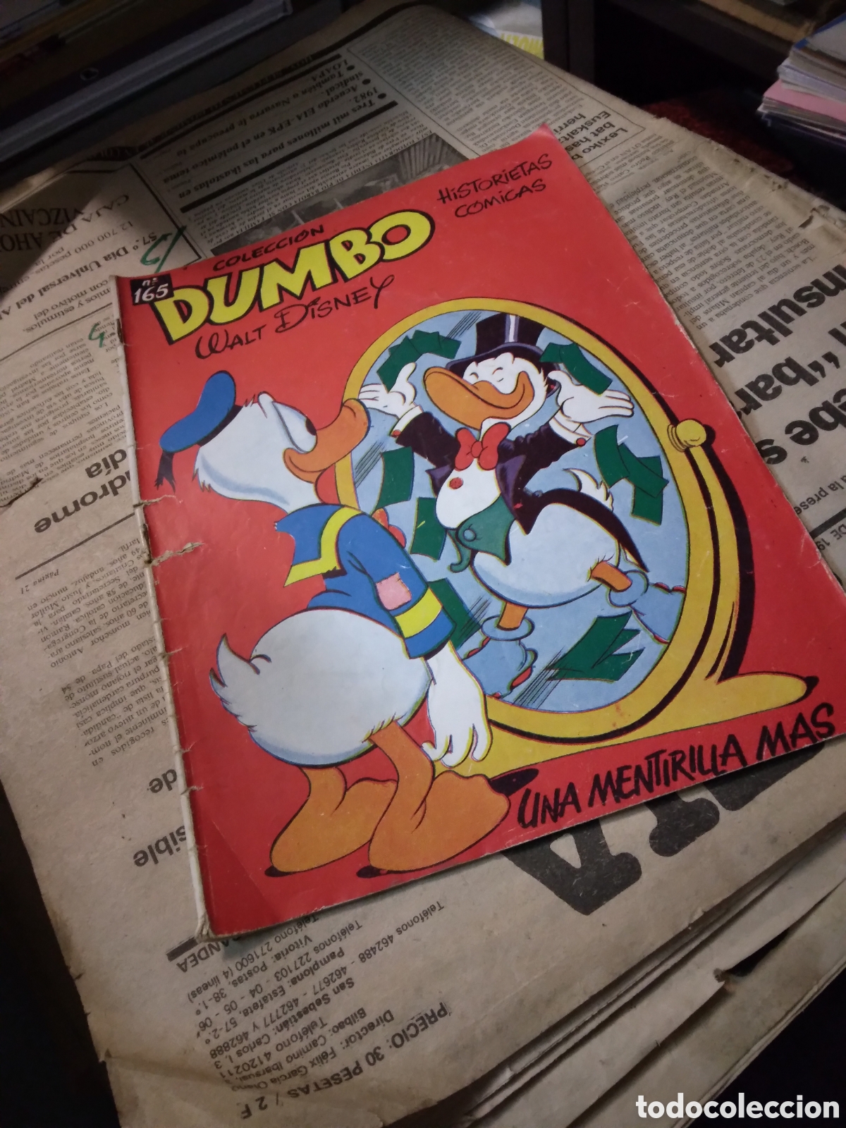 C&oacute;mics: Dumbo, 5 pesetas, numero 165 - Foto 1