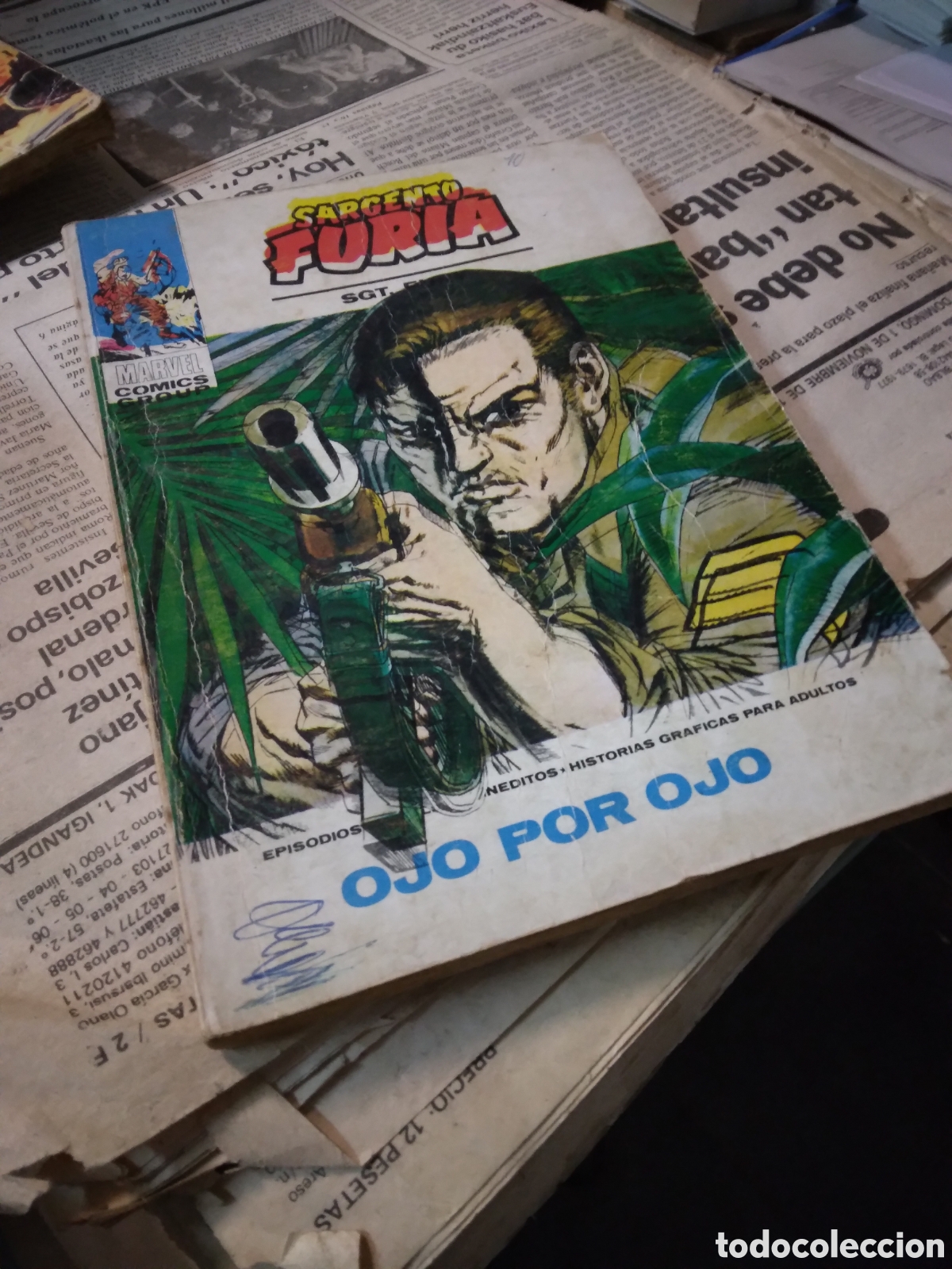 C&oacute;mics: Sargento Furia, Marvel, Vertice 9 - Foto 1