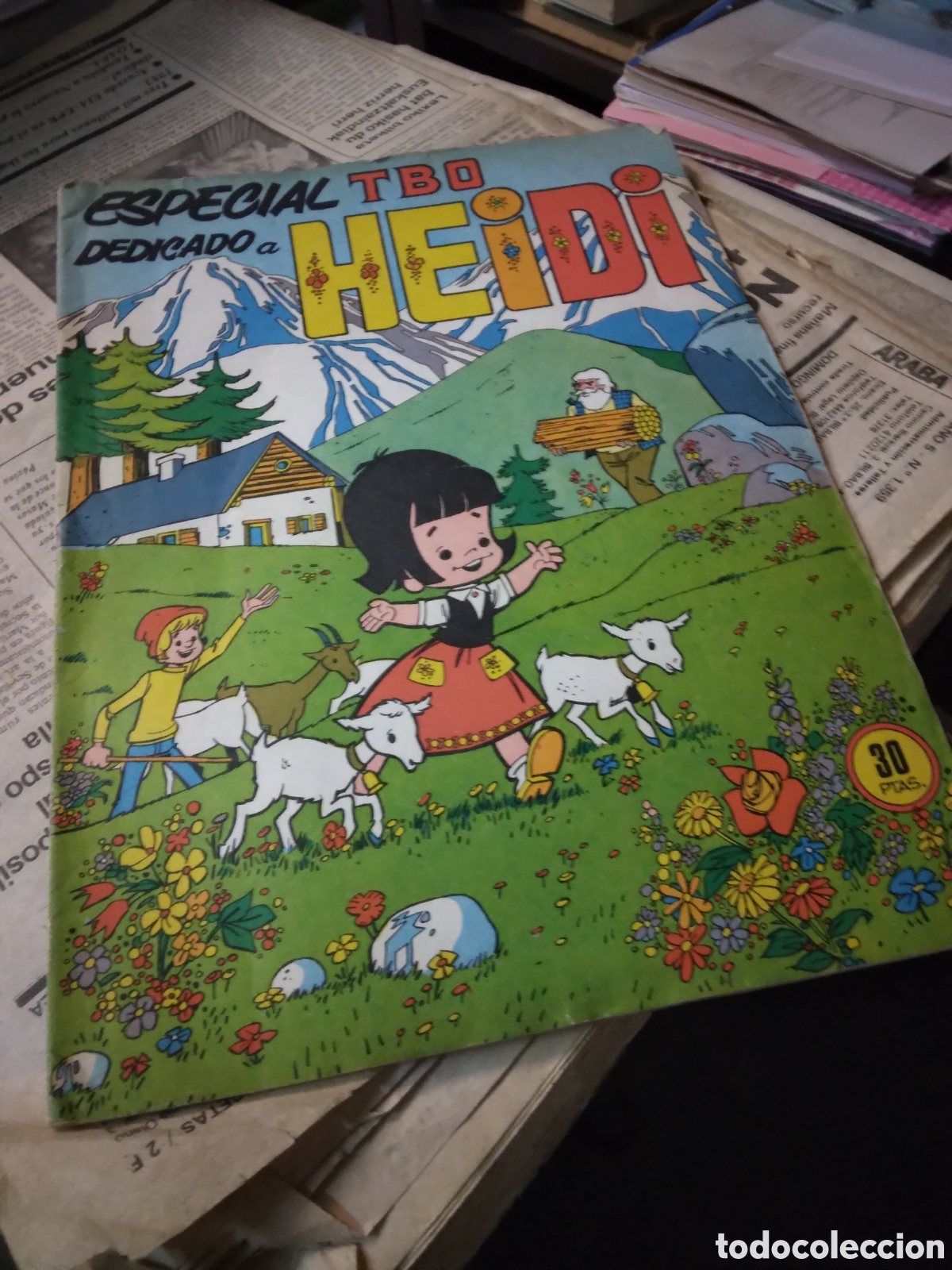 C&oacute;mics: Especial TBO dedicado a Heidi, 30 pesetas - Foto 1