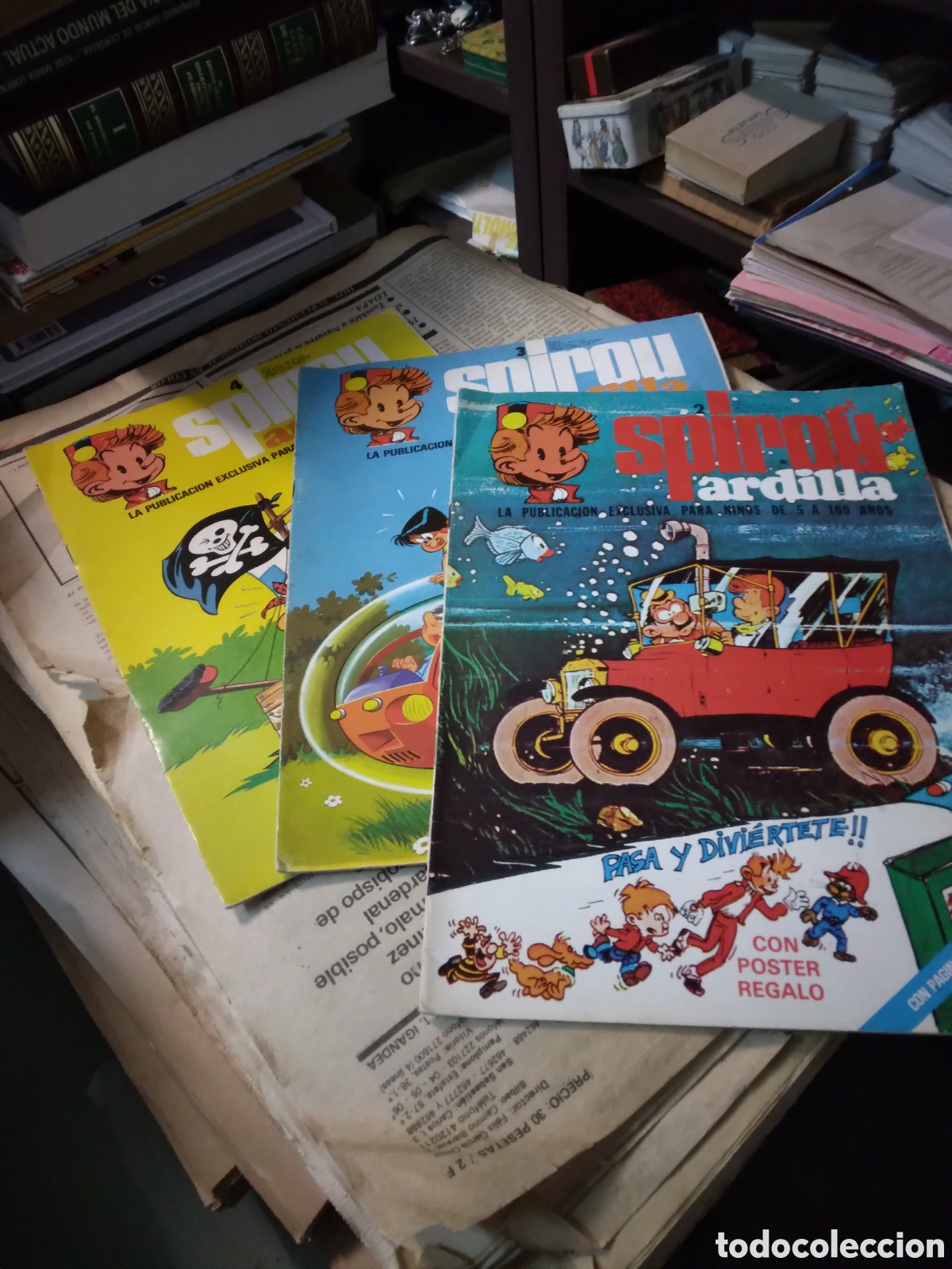 C&oacute;mics: Spirou, ardilla, , 2,3 y 4 - Foto 1