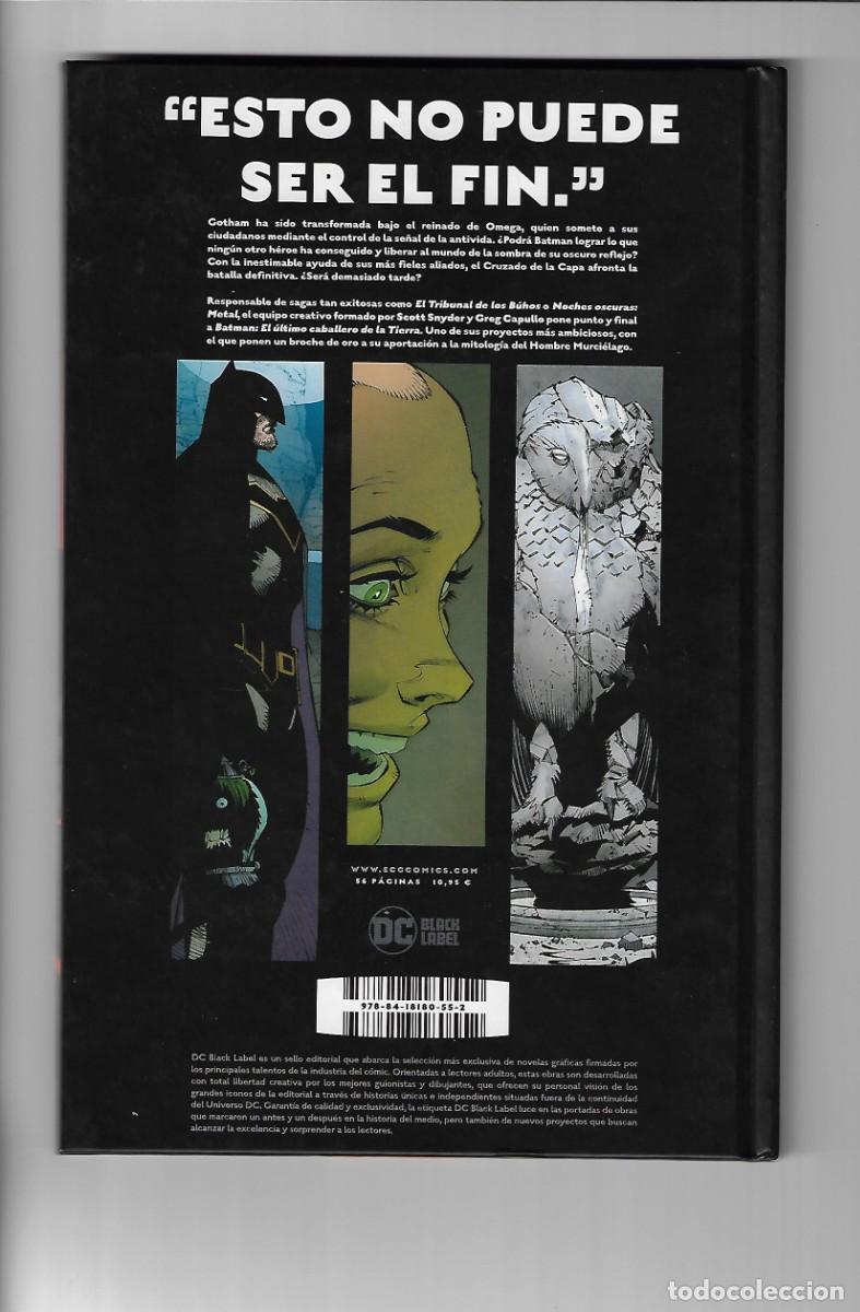 C&oacute;mics: Ecc. Batman. El &uacute;ltimo caballero de la tierra. Libro tres. Snyder. Capullo. - Foto 2