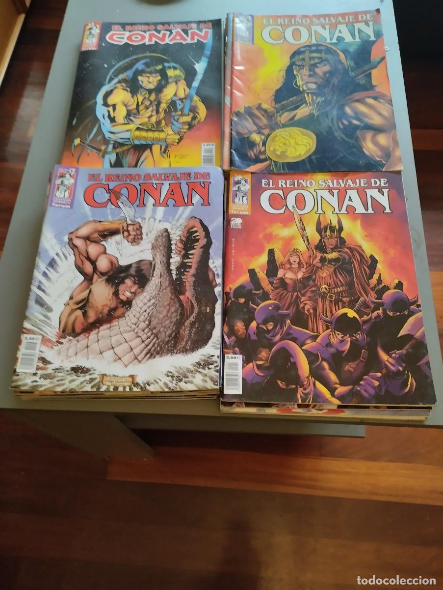 C&oacute;mics: 25 Ejemplares de El Reino Salvaje De Conan - Foto 1