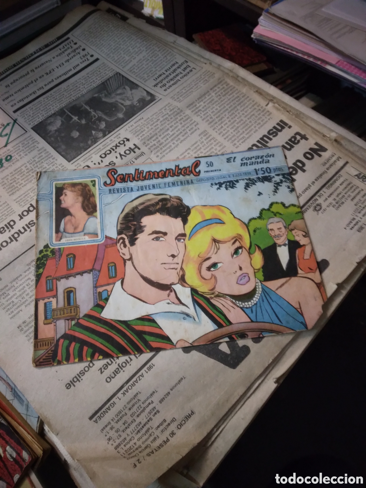 C&oacute;mics: Sentimental, 1,5 pesetas, n&uacute;mero 50 - Foto 1