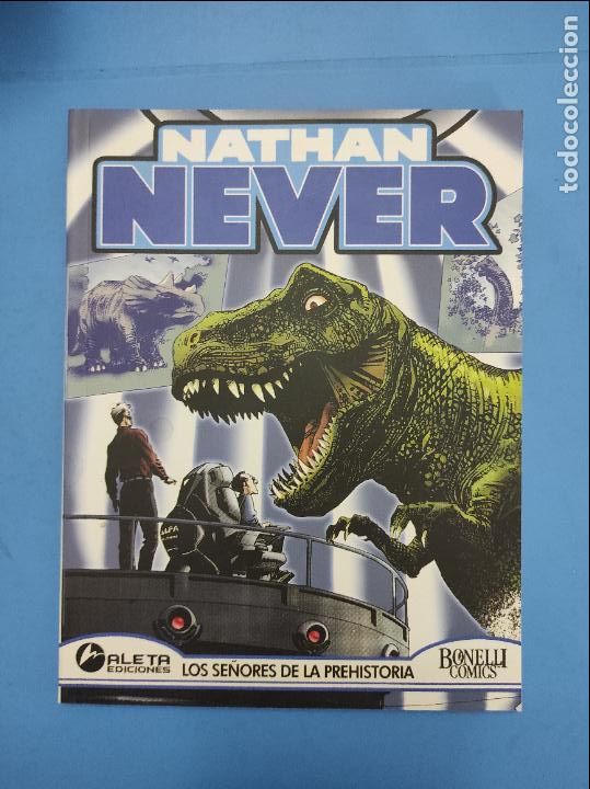 C&oacute;mics: COMIC DE NATHAN NEVER LOS SE&Ntilde;ORES DE LA PREHISTORIA A&Ntilde;O 2004 N&ordm; 5 BONELLI COMICS ALETA EDICIONES - Foto 1