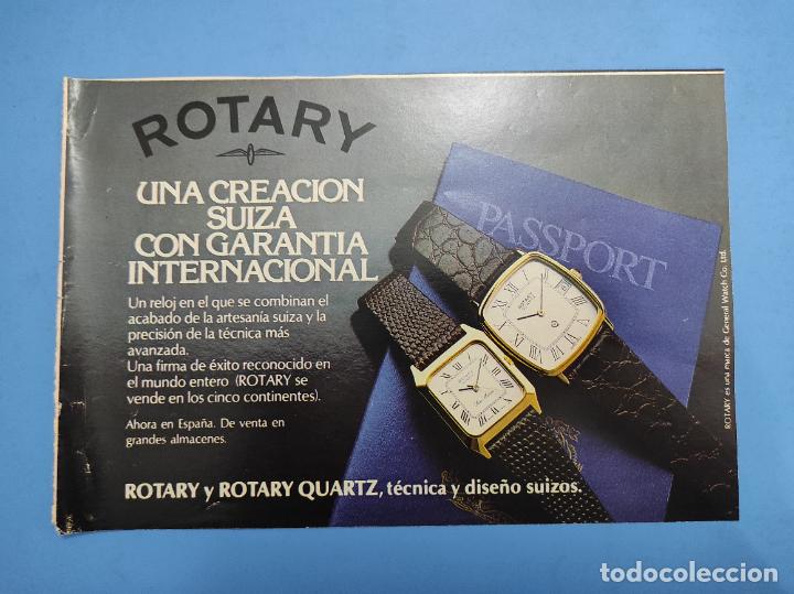C&oacute;mics: RECORTE CLIPPING DE PUBLICIDAD RELOJ ROTARY - Foto 1