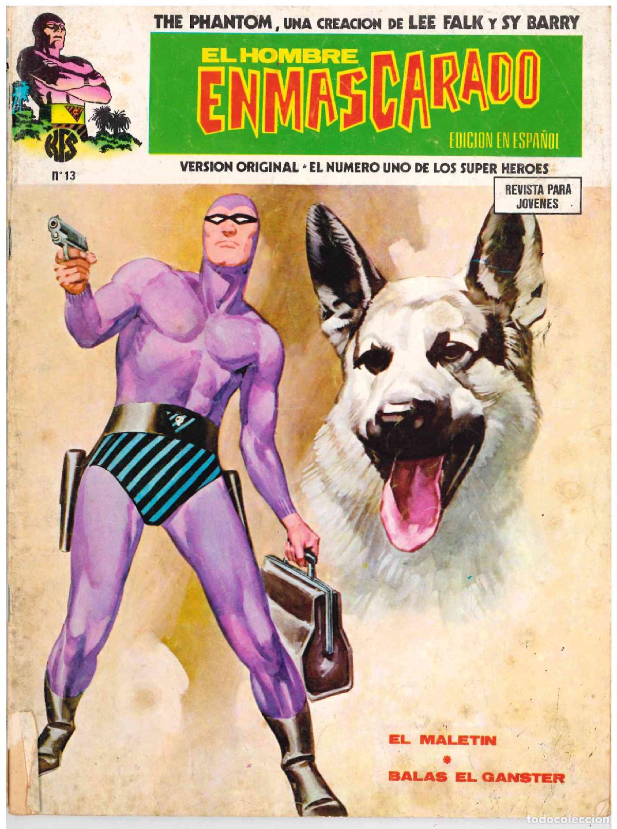 C&oacute;mics: El Hombre Enmascarado. V&eacute;rtice 1973. N&ordm; 13 - Foto 1