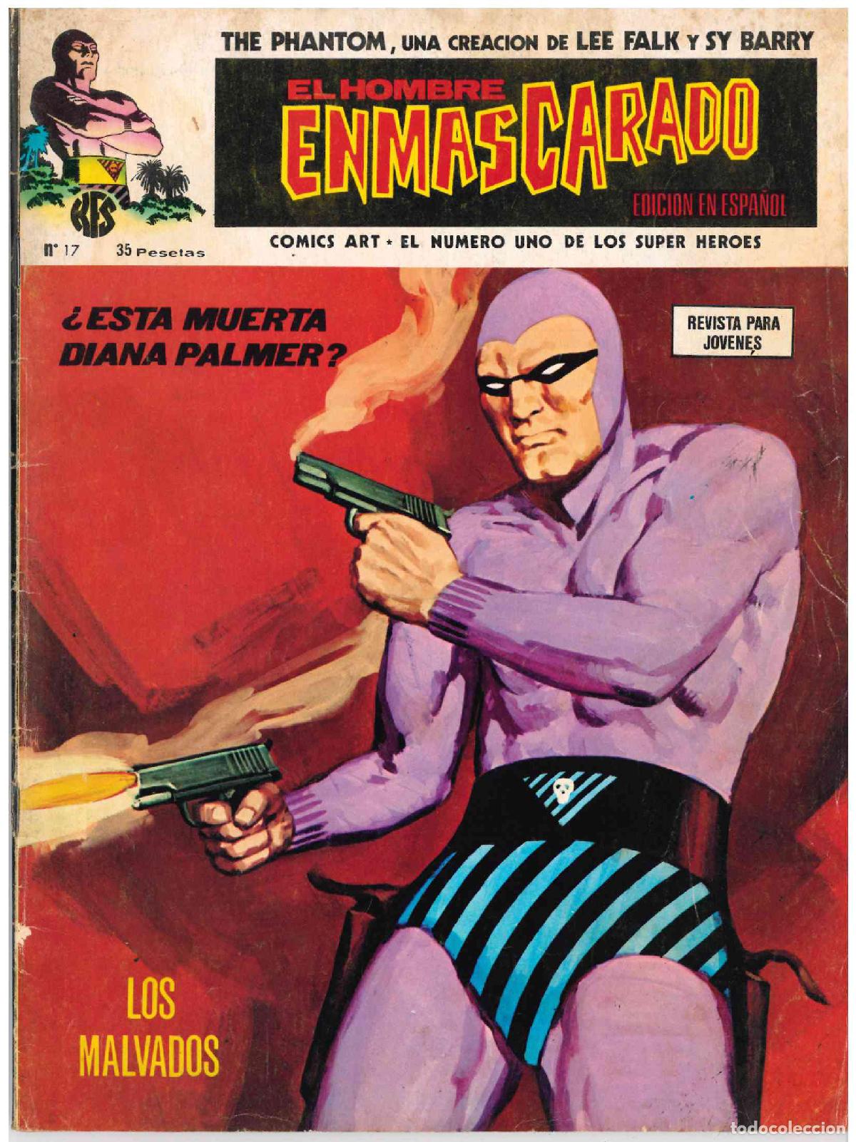 C&oacute;mics: El Hombre Enmascarado. V&eacute;rtice 1973. N&ordm; 17 - Foto 1