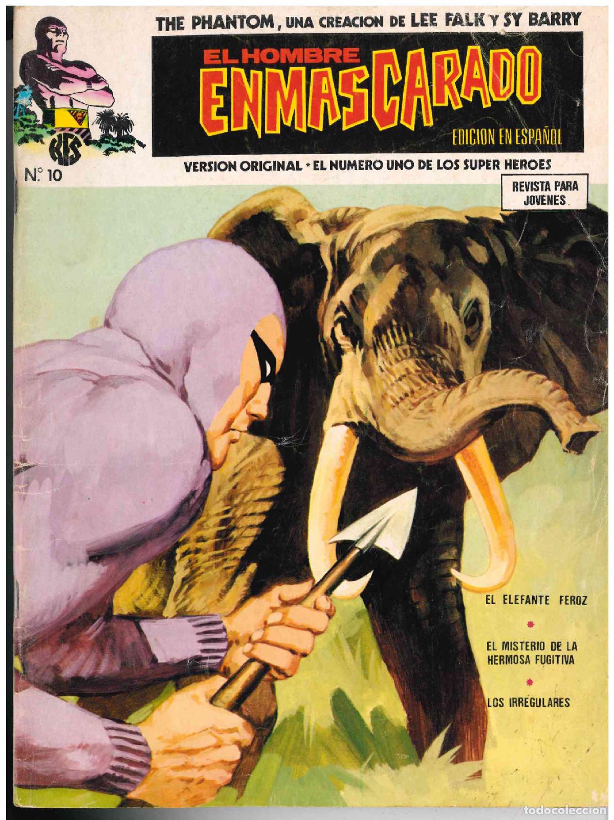 C&oacute;mics: El Hombre Enmascarado. V&eacute;rtice 1973. N&ordm; 10 - Foto 1