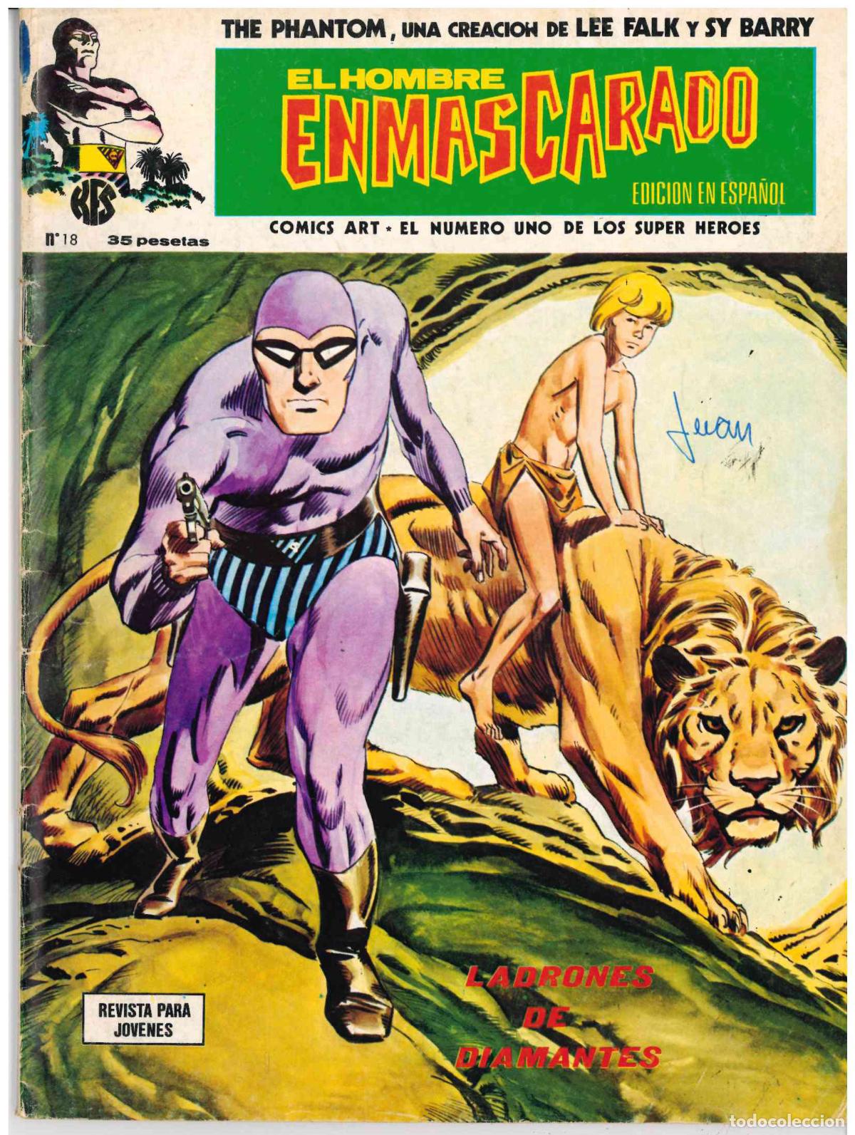 C&oacute;mics: El Hombre Enmascarado. V&eacute;rtice 1973. N&ordm; 18 - Foto 1