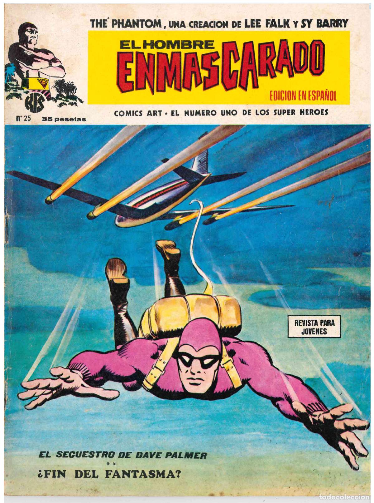 C&oacute;mics: El Hombre Enmascarado. V&eacute;rtice 1973. N&ordm; 25 - Foto 1