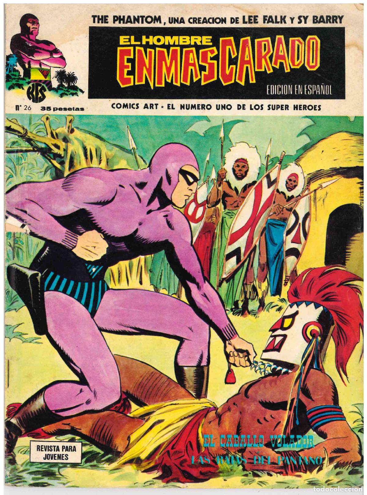 C&oacute;mics: El Hombre Enmascarado. V&eacute;rtice 1973. N&ordm; 26 - Foto 1