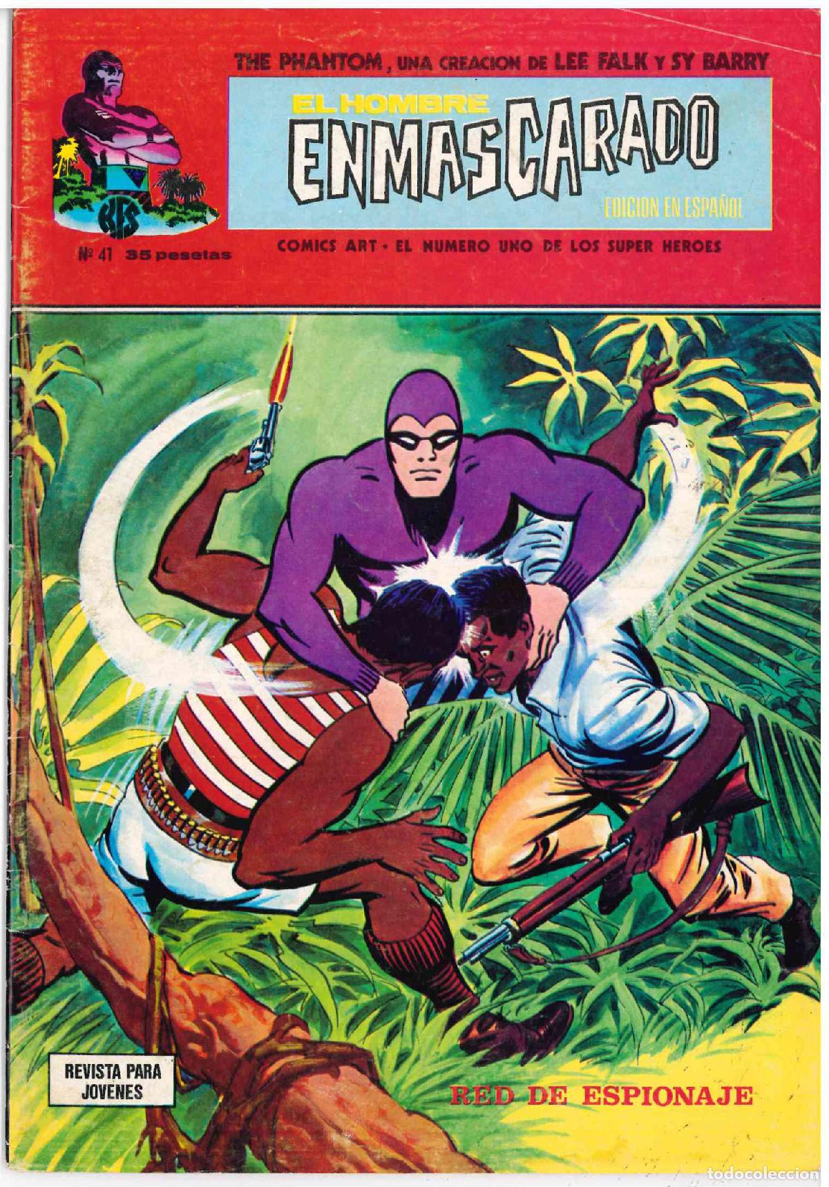 C&oacute;mics: El Hombre Enmascarado. V&eacute;rtice 1973. N&ordm; 41 - Foto 1