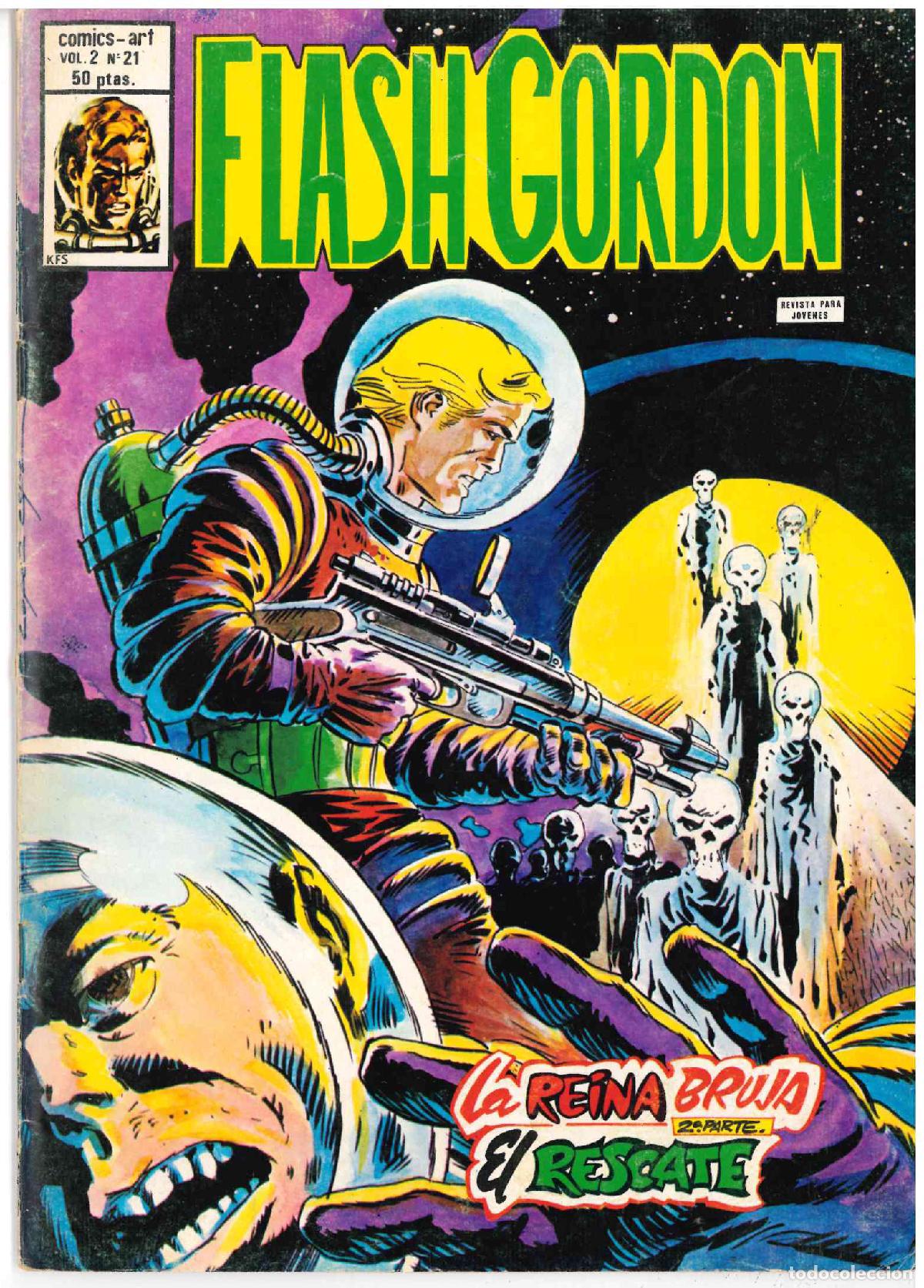 C&oacute;mics: Flash Gordon v2. V&eacute;rtice 1980. N&ordm; 21 - Foto 1