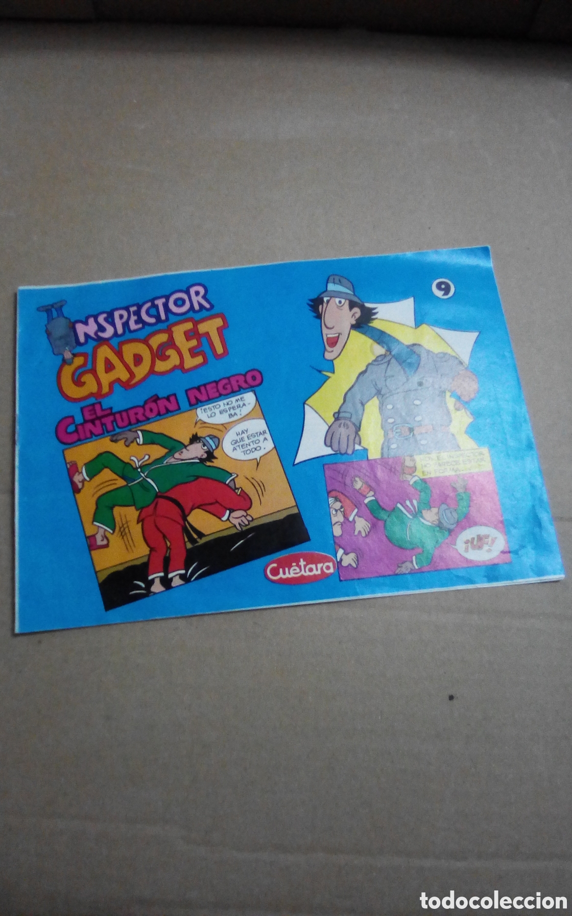 C&oacute;mics: C&oacute;mic inspector gadget, 9. El cintur&oacute;n negro. Obsequio galletas Cu&eacute;tara. A&ntilde;o 1987. - Foto 1