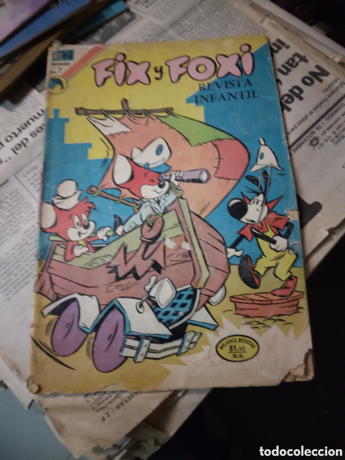 C&oacute;mics: Fix y Foxi, Novaro, 7 pesetas, 114 - Foto 1