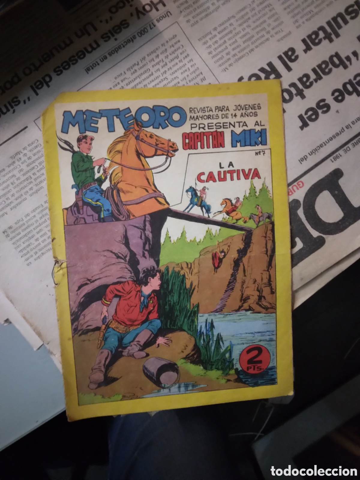C&oacute;mics: Meteoro, capitan Miki, La cautiva, 2 pesetas - Foto 1