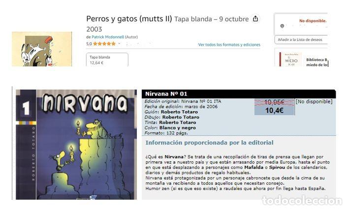 C&oacute;mics: 2 ejemplares - PERROS Y GATOS (MUTTS II) DEV&Iacute;R 2003 - NIRVANA 1 DOLMEN 2006 - Como NUEVOS - Foto 5