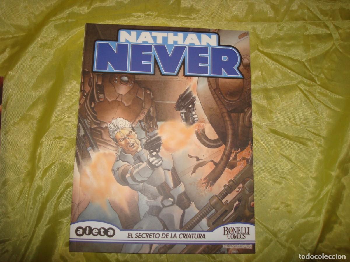C&oacute;mics: NATHAN NEVER. EL SECRETO DE LA CRIATURA. ALETA EDICIONES. IMPECABLE - Foto 1