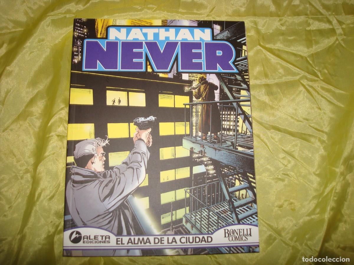 C&oacute;mics: NATHAN NEVER. EL ALMA DE LA CIUDAD. ALETA EDICIONES. IMPECABLE - Foto 1